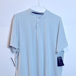Collarless Nike Golf Shirt.